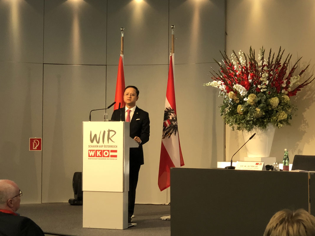 NDTC. Companies speaking on behalf of the Vietnamese business community during the official visit of H.E. Vietnamese Prime Minister Nguyen Xuan Phuc to Austria
